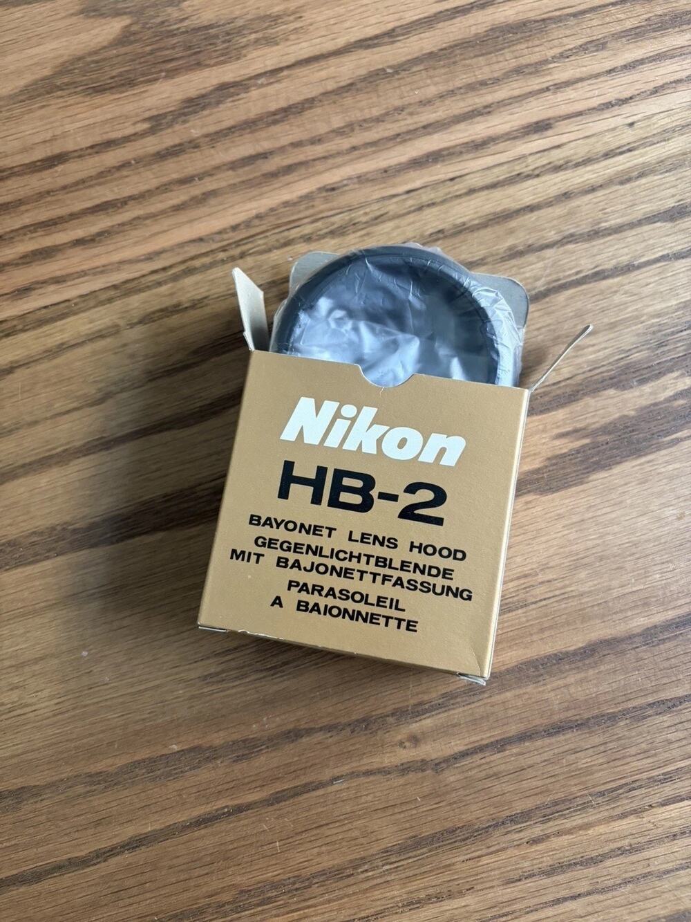 Vintage Nikon HB-2 Bayonet Lens Hood for Nikon AF 35-105mm f3.5/4.5 zoom Lens